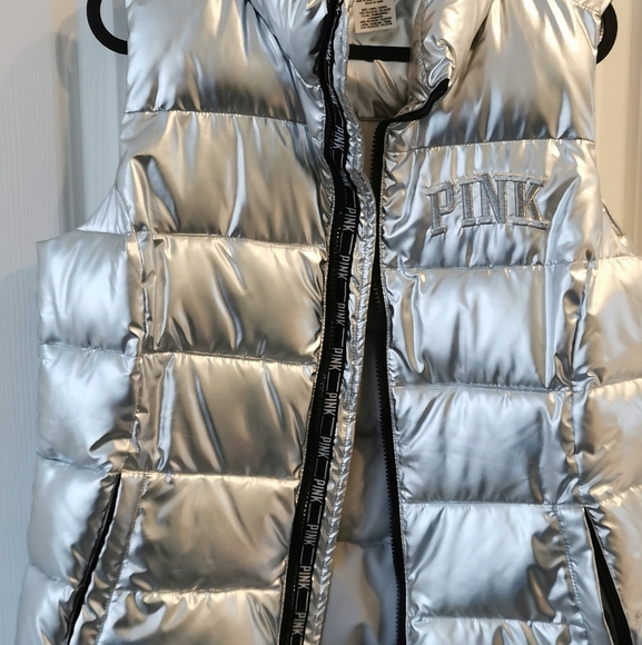 PINK down vest - Picture 2 of 3